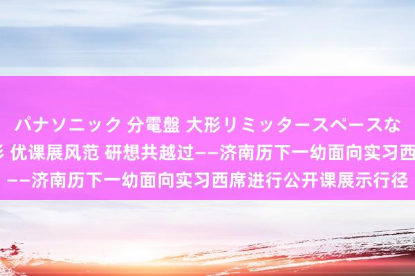 パナソニック 分電盤 大形リミッタースペースなし 露出・半埋込両用形 优课展风范 研想共越过——济南历下一幼面向实习西席进行公开课展示行径